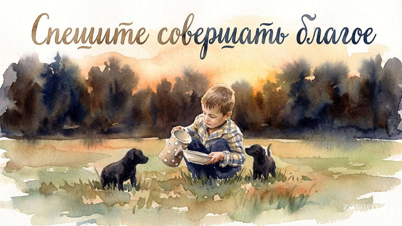 Подробнее о статье СПЕШИТЕ СОВЕРШАТЬ БЛАГОЕ