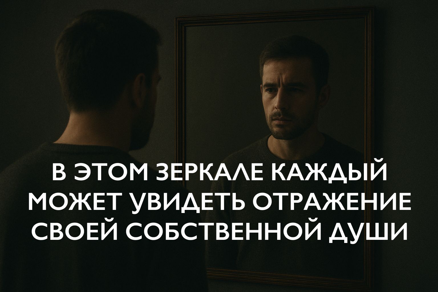 Подробнее о статье В ЭТОМ ЗЕРКАЛЕ КАЖДЫЙ МОЖЕТ УВИДЕТЬ ОТРАЖЕНИЕ СВОЕЙ СОБСТВЕННОЙ ДУШИ